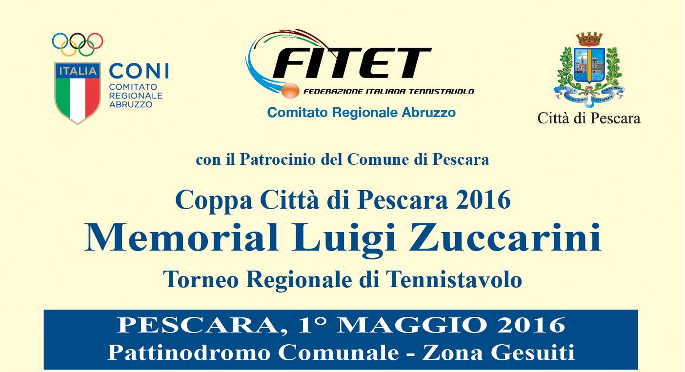 Locandina Memorial Luigi Zuccarini 2
