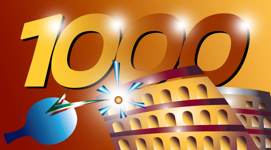 Logo 1000 primi iscritti ai Mondiali Masters di Roma 2024