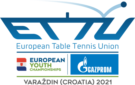 Logo Campionati Europei Giovanili di Varazdin 2021