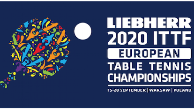 Logo Campionati Europei individuali 2020