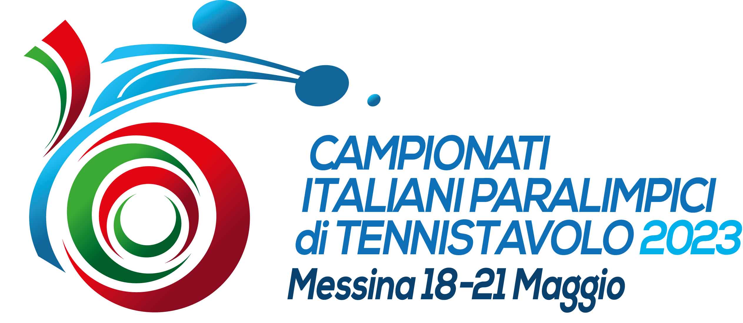 Logo Campionati Italiani Paralimpici di Messina 2023