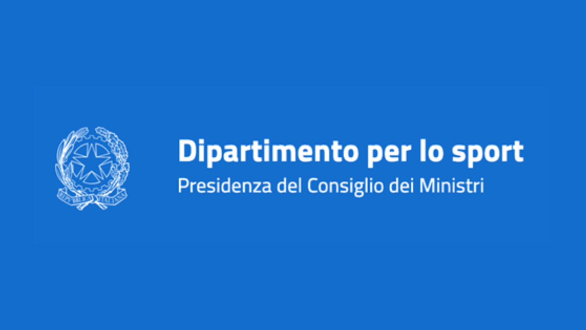 Logo Dipartimento per lo Sport della Presidenza del Consiglio dei Ministri