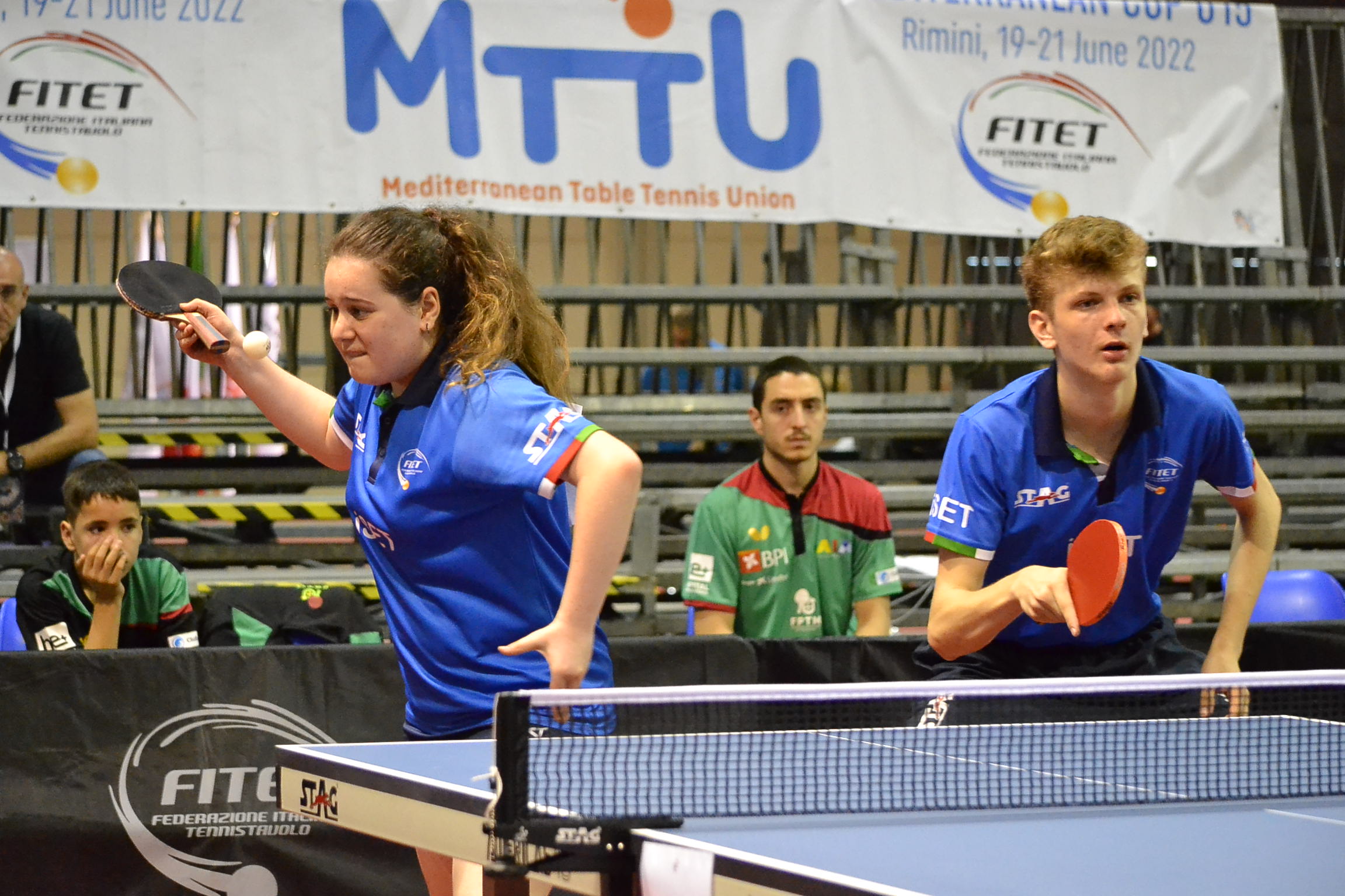 MTTU Under 15 Championships 2022 Giorgia Filippi e Giacomo Izzo in azione