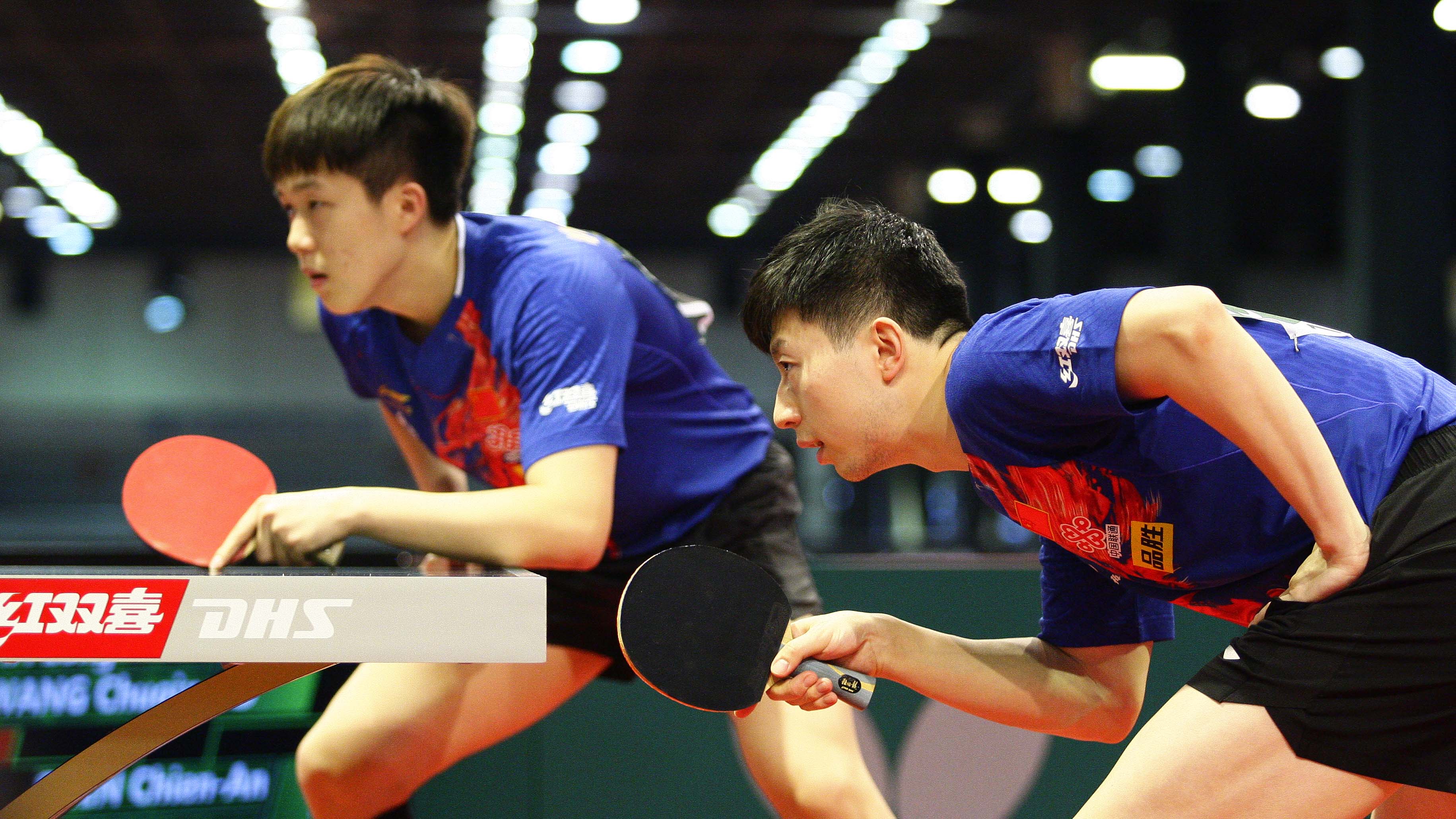 Ma Long e Wang Chuqin campioni mondiali di doppio 2019