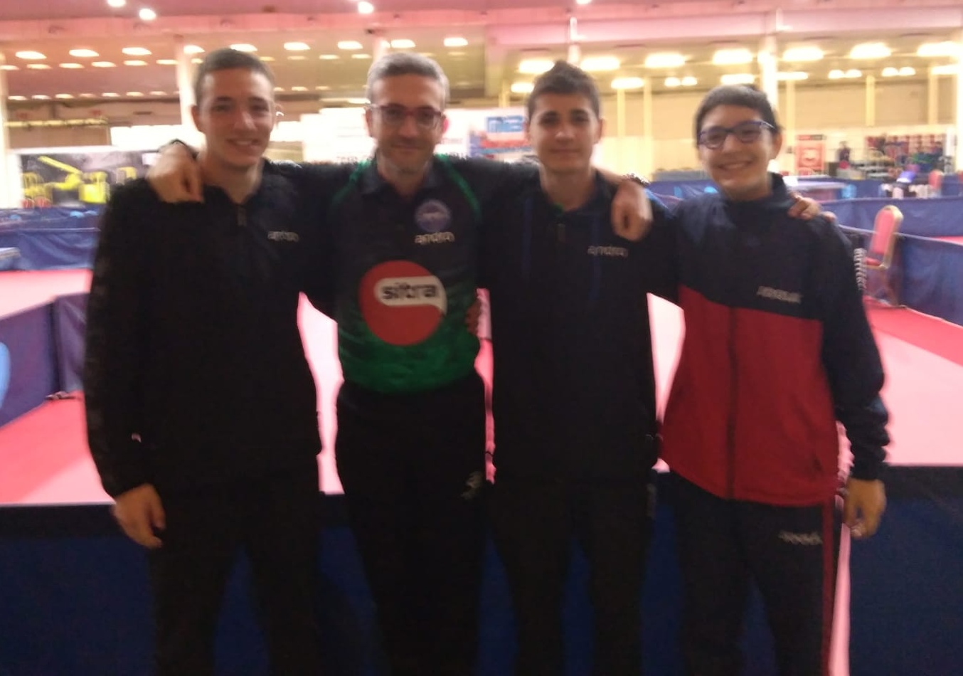Marco Cappuccio con Francesco Palmieri Costantino Cappuccio e Davide Guidone