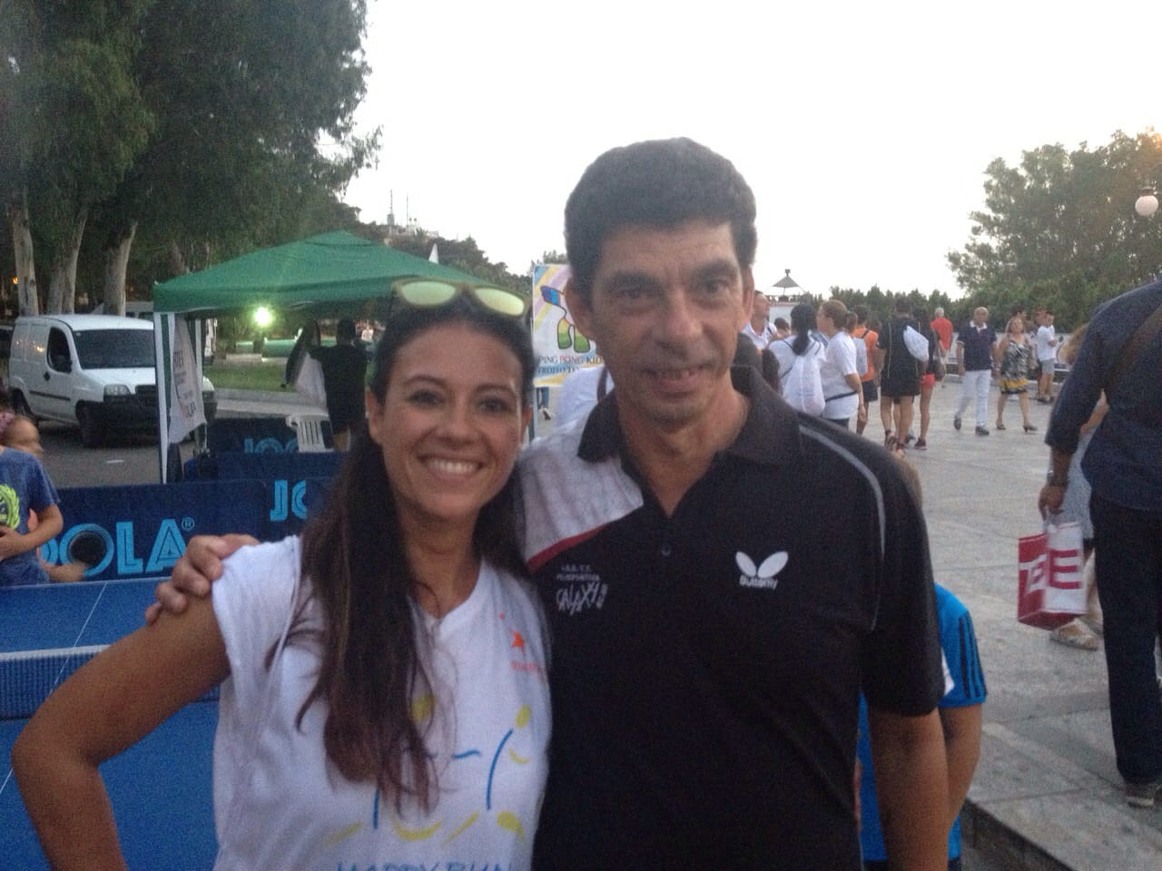 Massimo Mittiga con Giusy Versace allHappy Run 2014