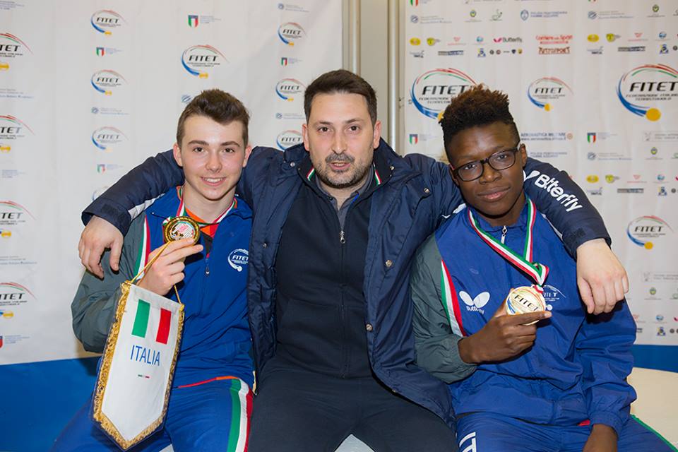 Matteo Gualdi Valentino Piacentini e John Oyebode