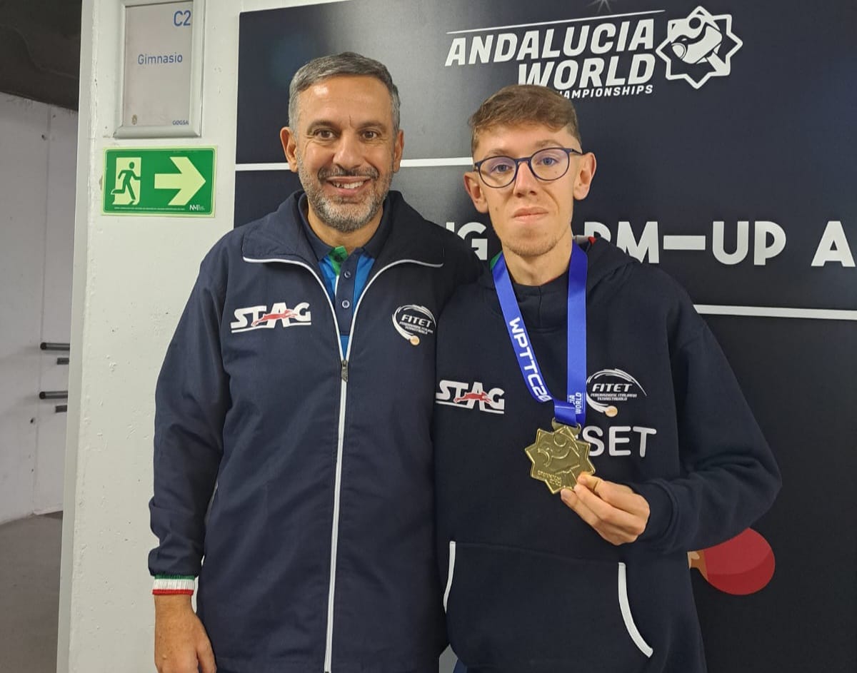 Matteo Parenzan campione del mondo con Alessandro Arcigli