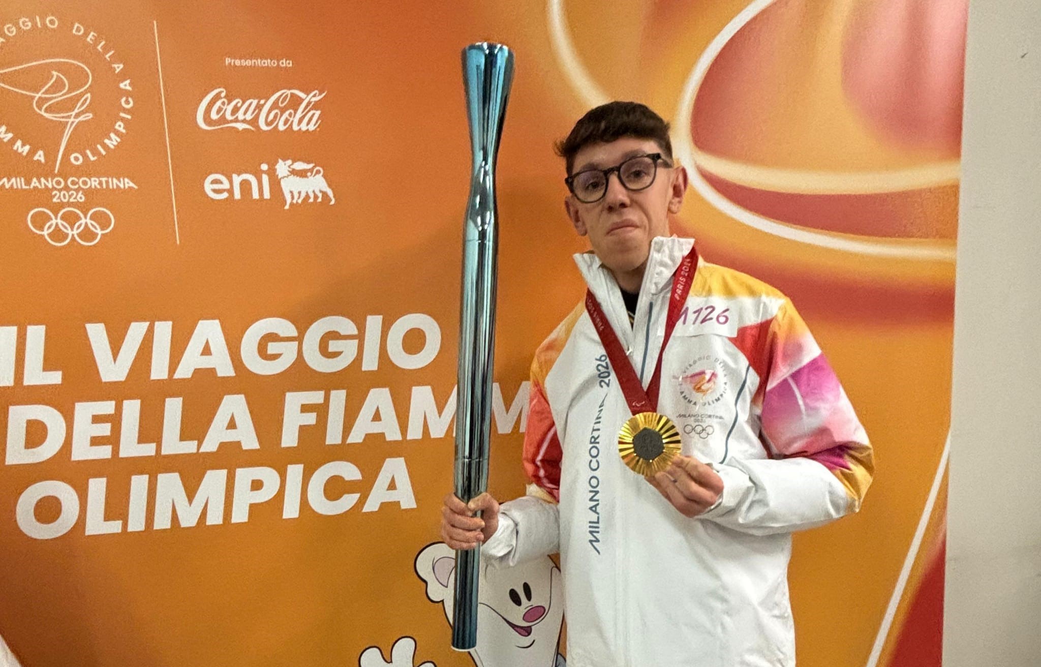 Matteo Parenzan tedoforo delle Olimpiadi di Milano Cortina a Trieste 3
