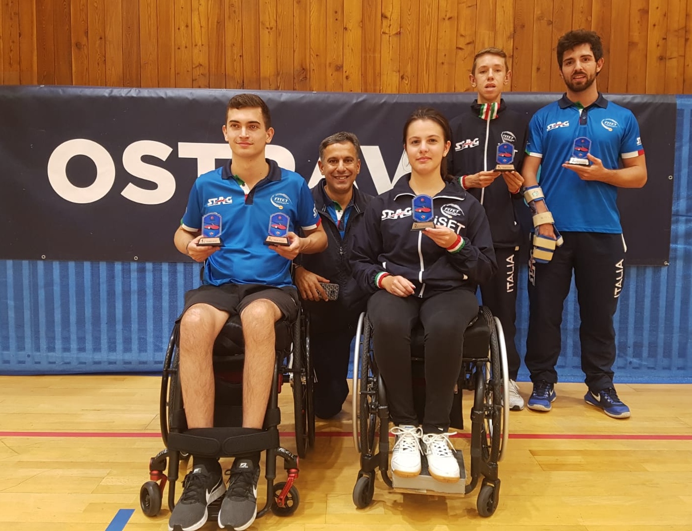 Medagliati a squadre Open di Repubblica Ceca paralimpico 2019