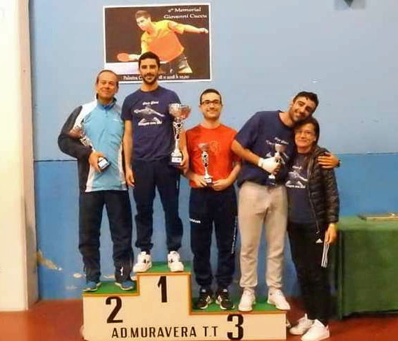 Memorial Giovanni Cuccu 2018 podio di terza categoria maschile