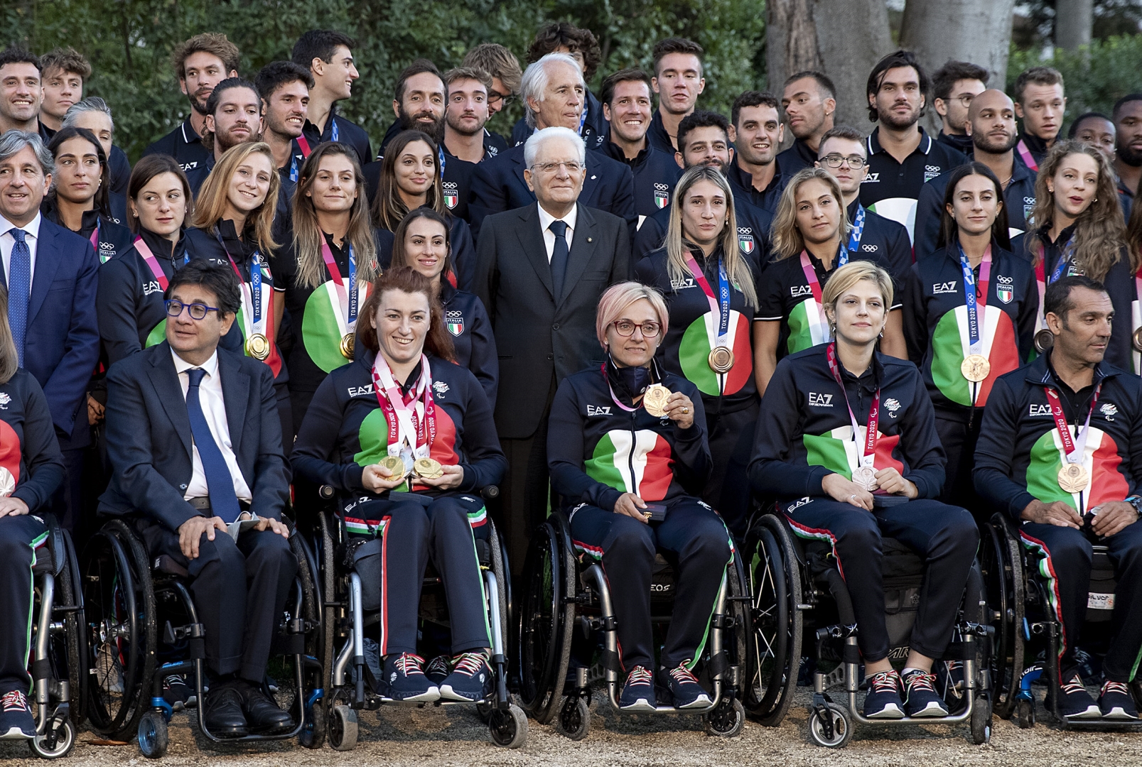 Michela Brunelli e Giada Rossi al Quirinale