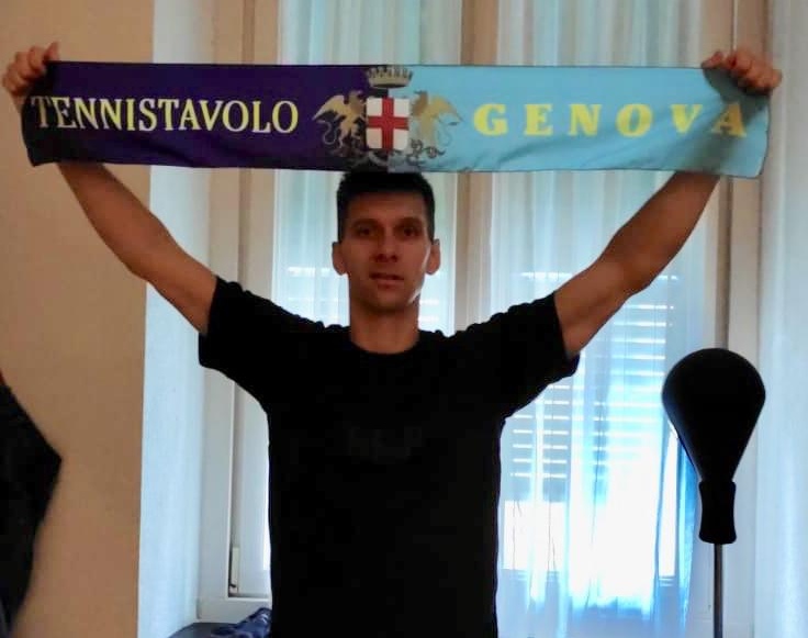 Mikhail Paikov al Tennistavolo Genova 2019 2020