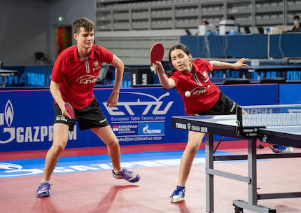 Milosz Redzimski e Wiktoria Wrobel campioni europei di doppio misto Under 15