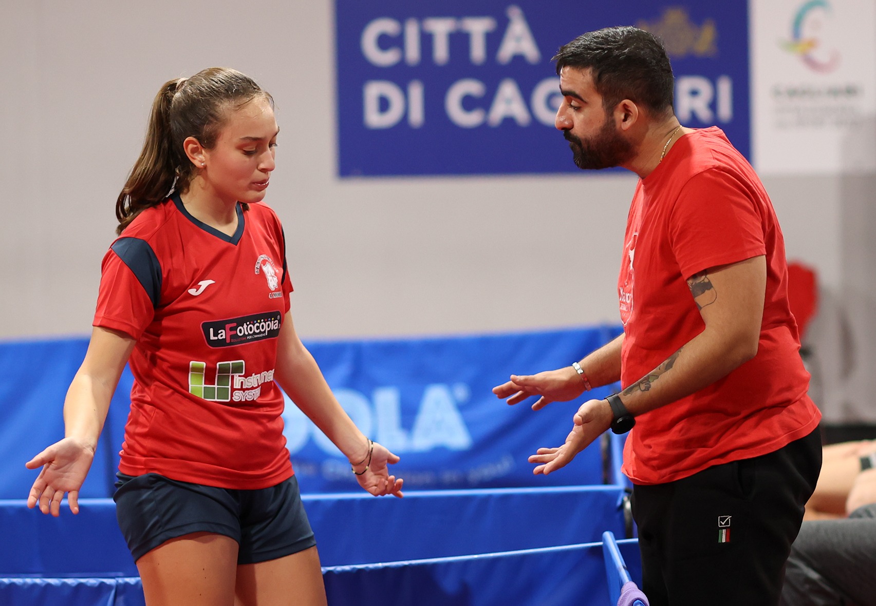 Miriam Carnovale timeout con Stefano Curcio