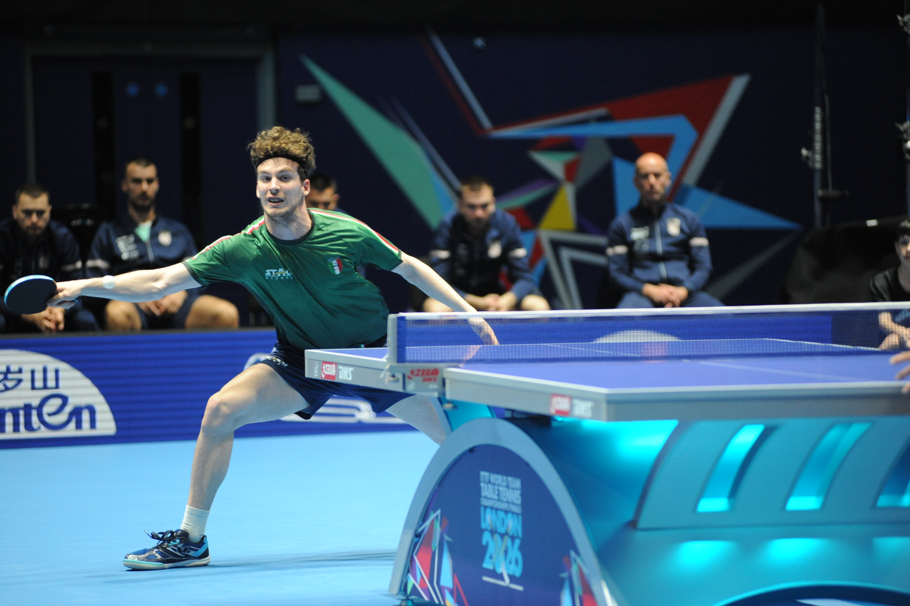 Mondiali a squadre di Londra 2026 Matteo Mutti in azione