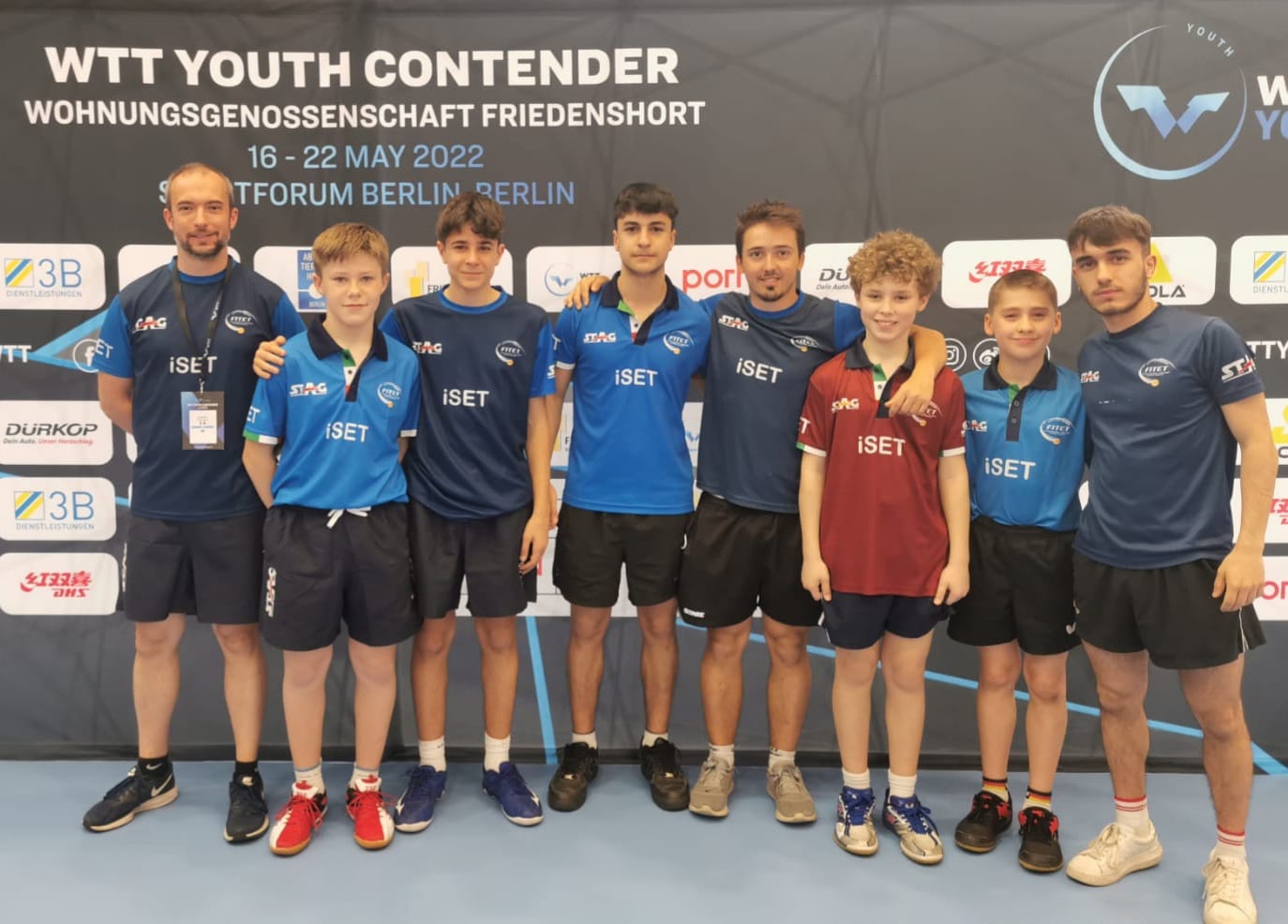 Nazionale Giovanile al WTT Youth Contender Berlin 2022