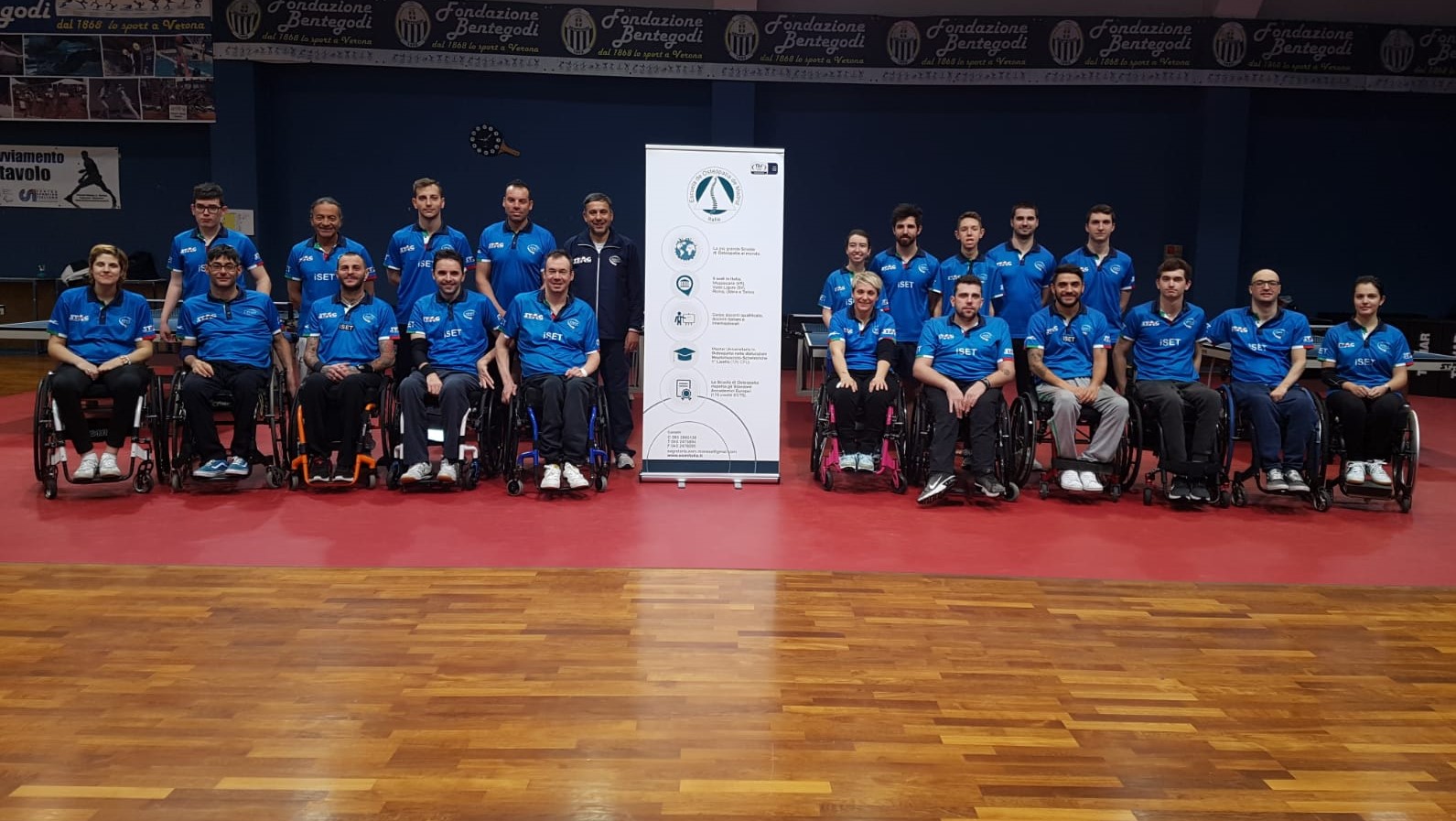 Nazionale Italiana paralimpica al Centro Federale di Verona 2
