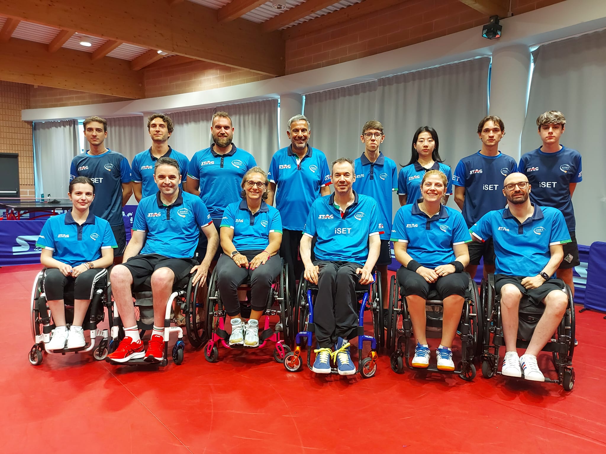 Nazionale azzurra a Lignano Sabbiadoro prima della partenza per le Paralimpiadi di Parigi 2024