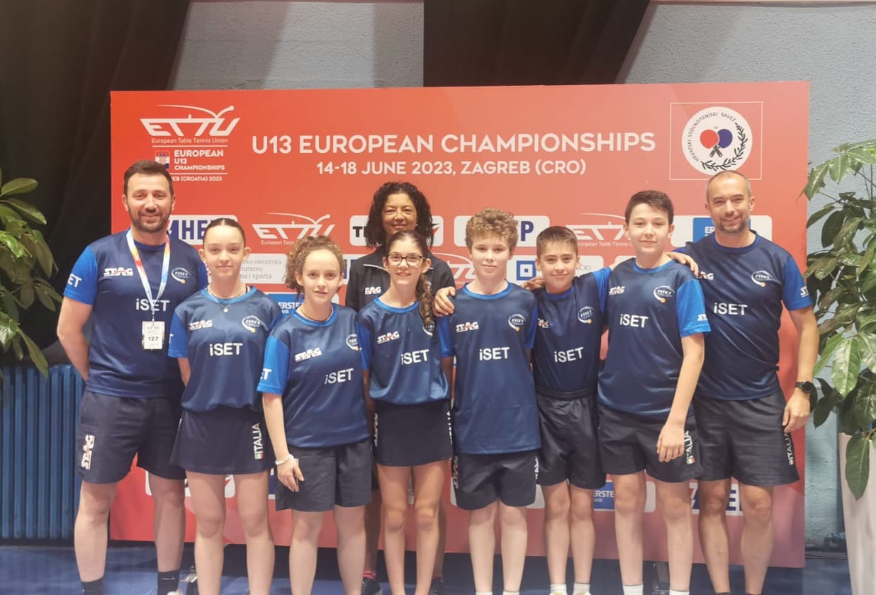 Nazionale azzurra agli Europei Under 13 di Zagabria 2023