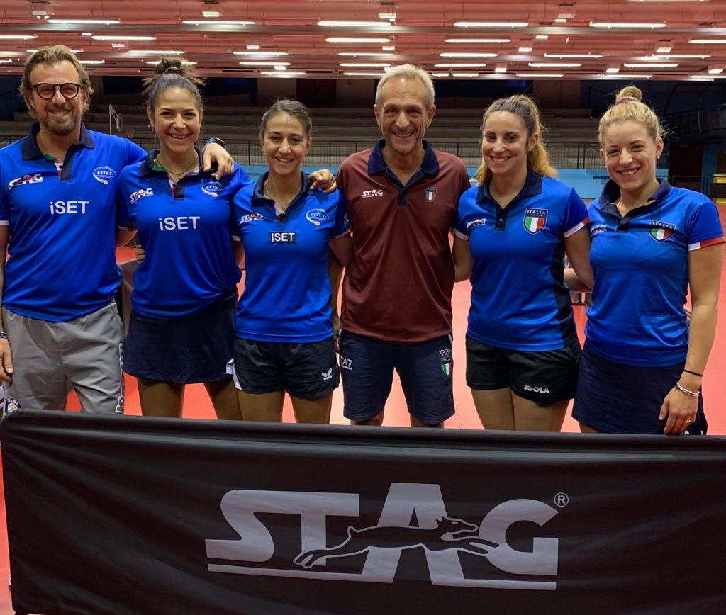 Nazionale azzurra femminile agli Europei a squadre di Nantes 2019