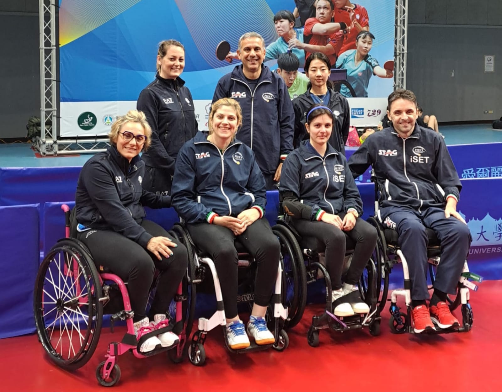 Nazionale azzurra paralimpica al Taipei City Para Open 2024