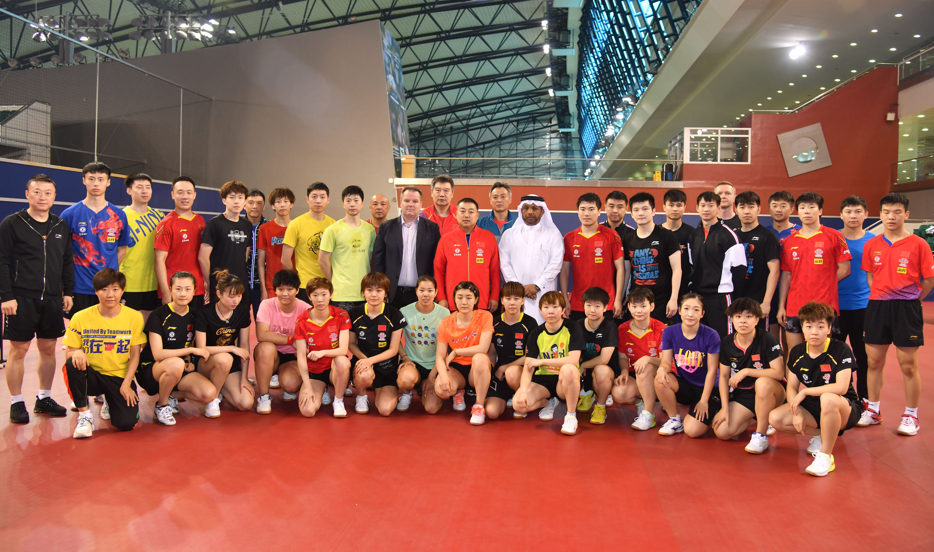 Nazionale cinese a Doha per training camp prima di Qatar Open 2020