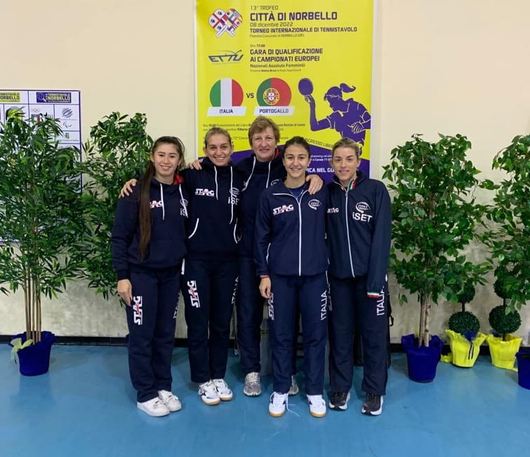 Nazionale femminile a Norbello contro il Portogallo 8 dicembre 2022