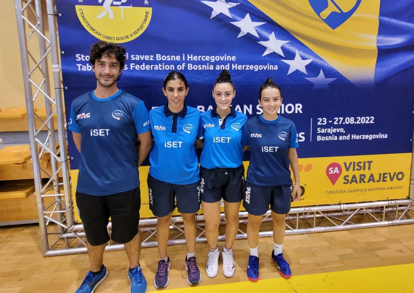 Nazionale femminile ai Balkan Senior Championships 2022 a Sarajevo