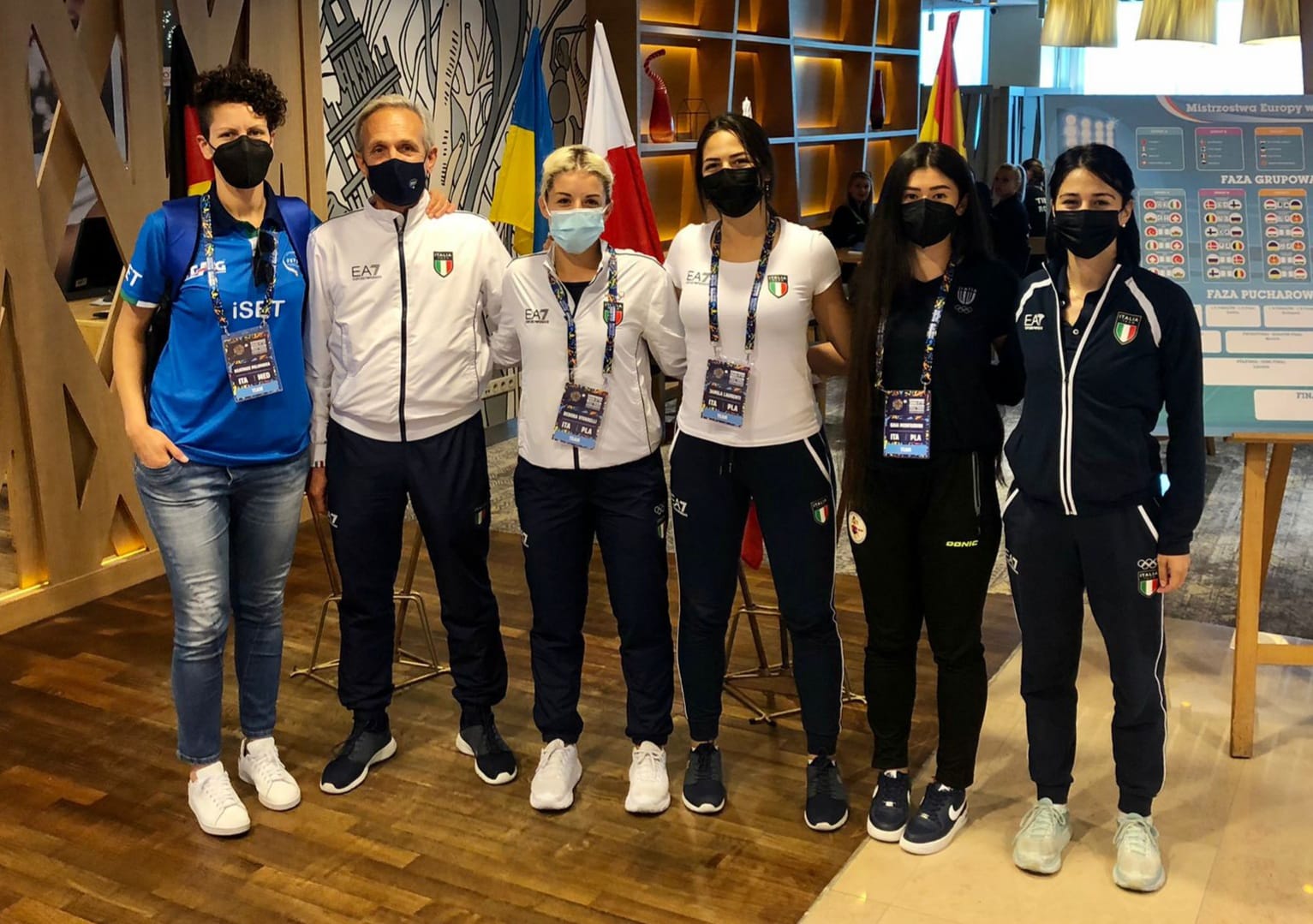 Nazionale femminile ai Campionati Europei individuali di Varsavia 2021