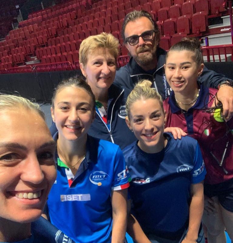 Nazionale femminile contro la Francia agli Europei a squadre di Malmo 2023