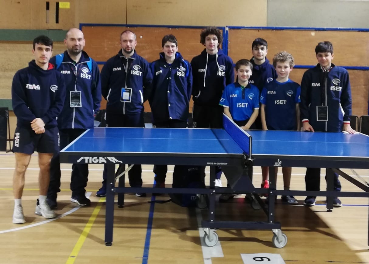 Nazionale maschile giovanile al WTT Youth Contender Spa febbraio 2022