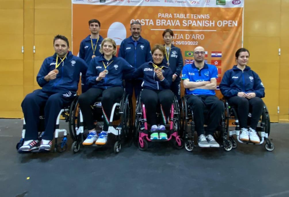 Nazionale paralimpica al Costa Brava Spanish Para Open 2022