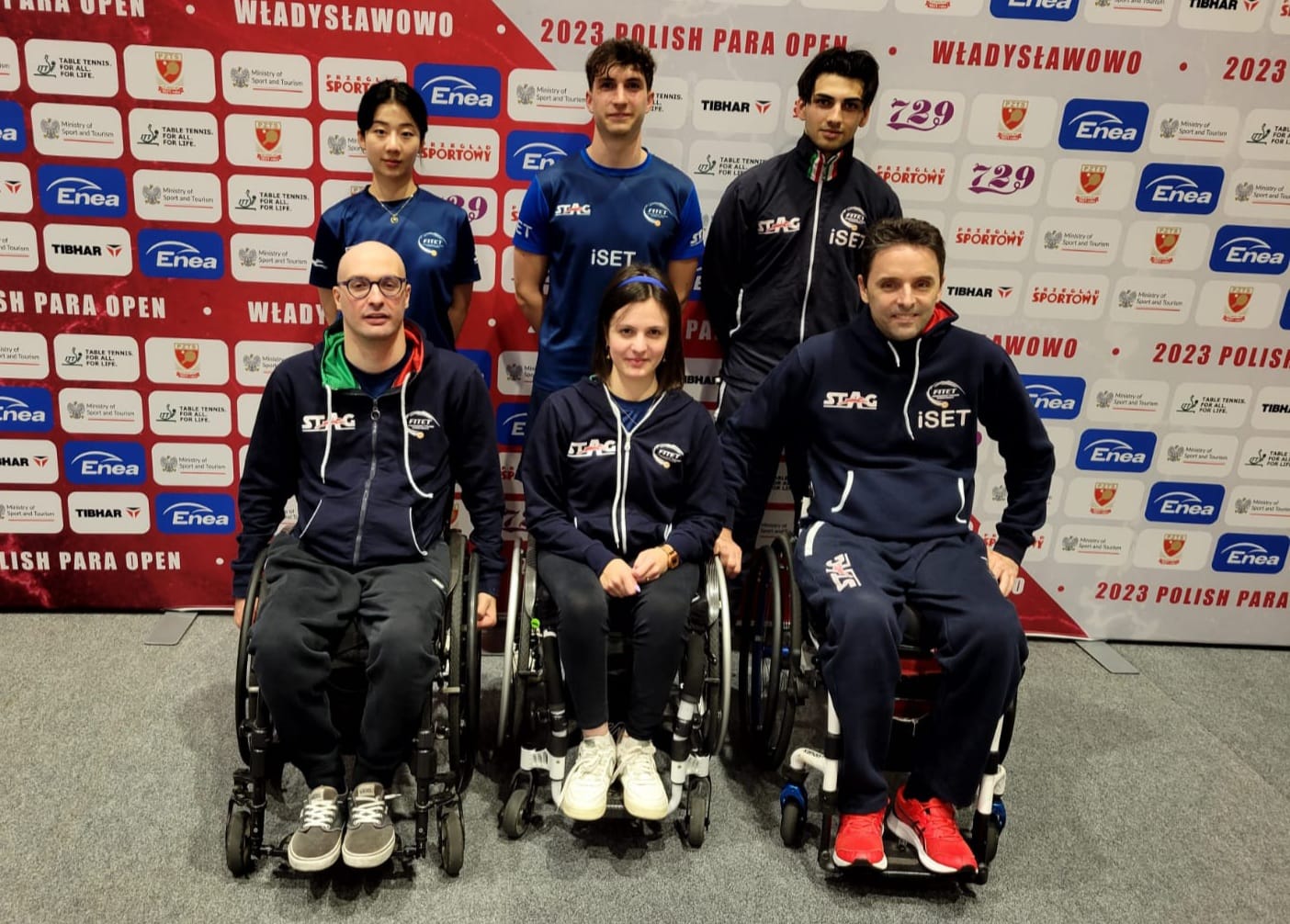 Nazionale paralimpica allITTF Polish Para Open 2023