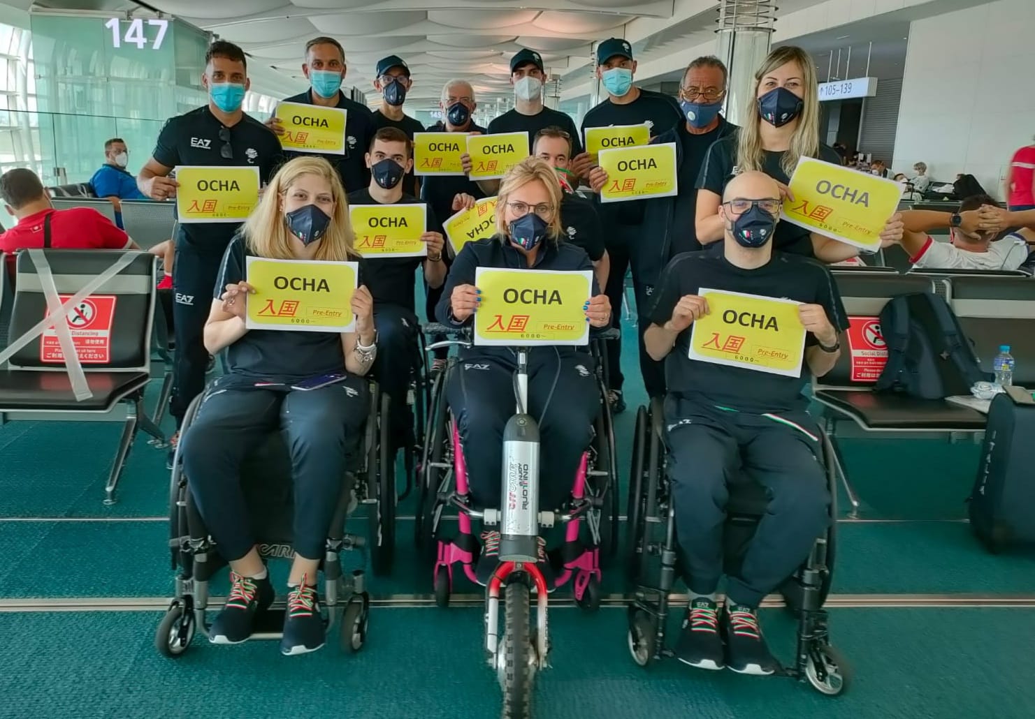 Nazionale paralimpica allarrivo a Tokyo
