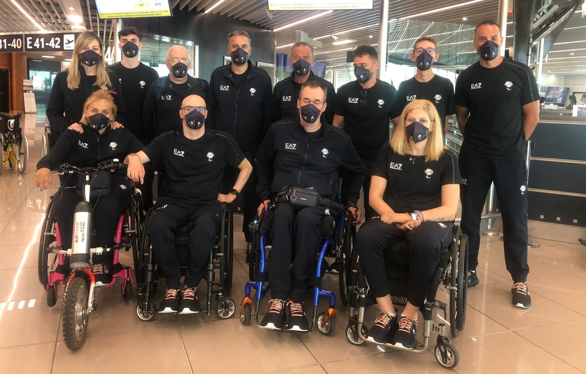 Nazionale paralimpica in partenza per i Giochi di Tokyo 2020