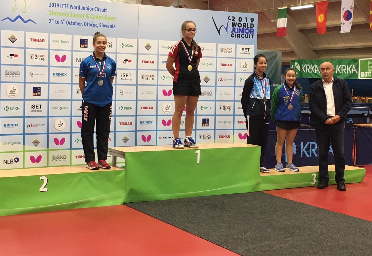 Nicole Arlia argento cadette allOpen di Slovenia 2019