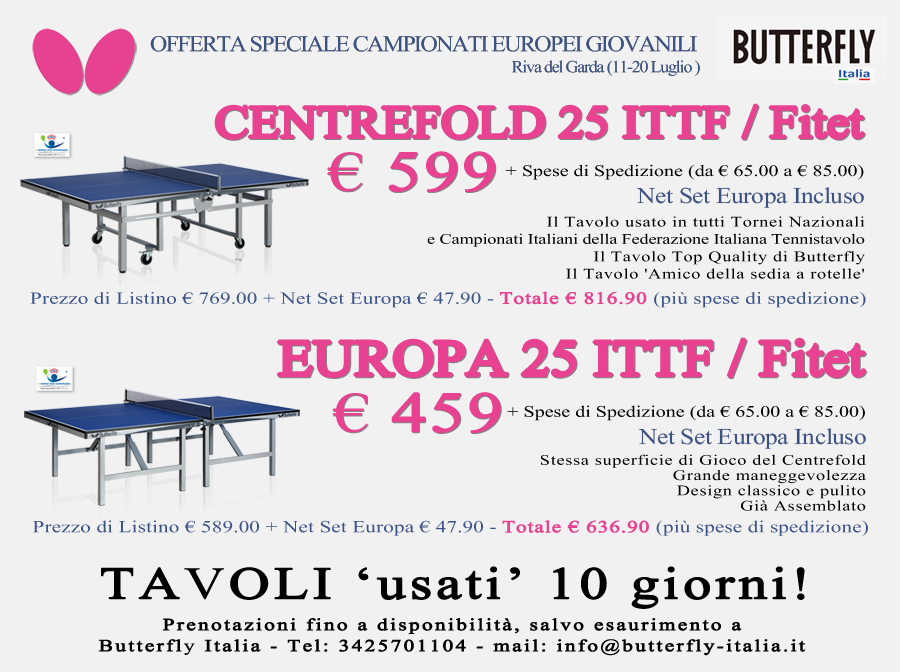 OFFERTA TAVOLI EYC Orizzontale Piccolo