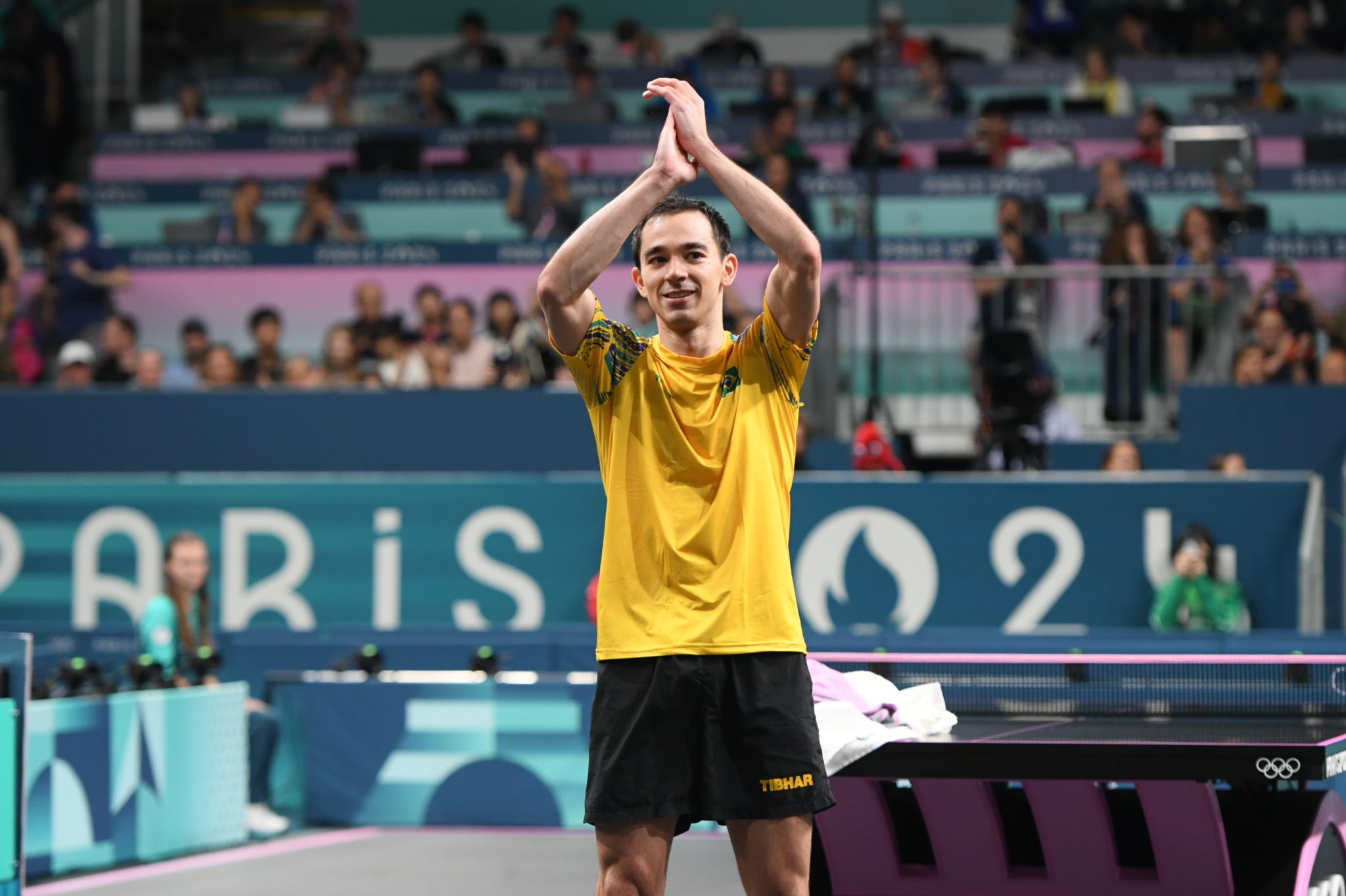 Olimpiadi di Parigi 2024 Hugo Calderano in semifinale