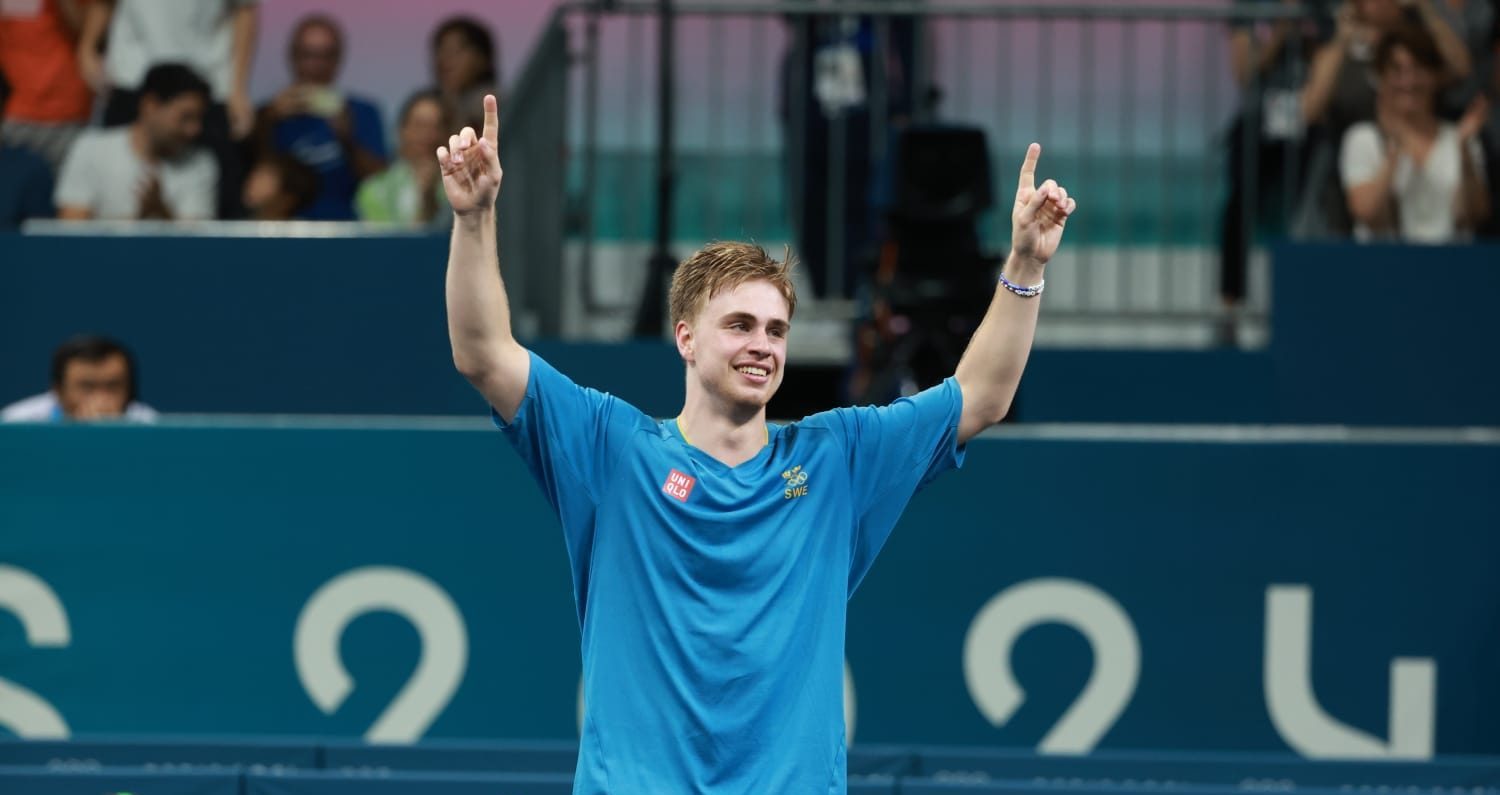 Olimpiadi di Parigi 2024 Truls Moregard batte Wang Chuqin