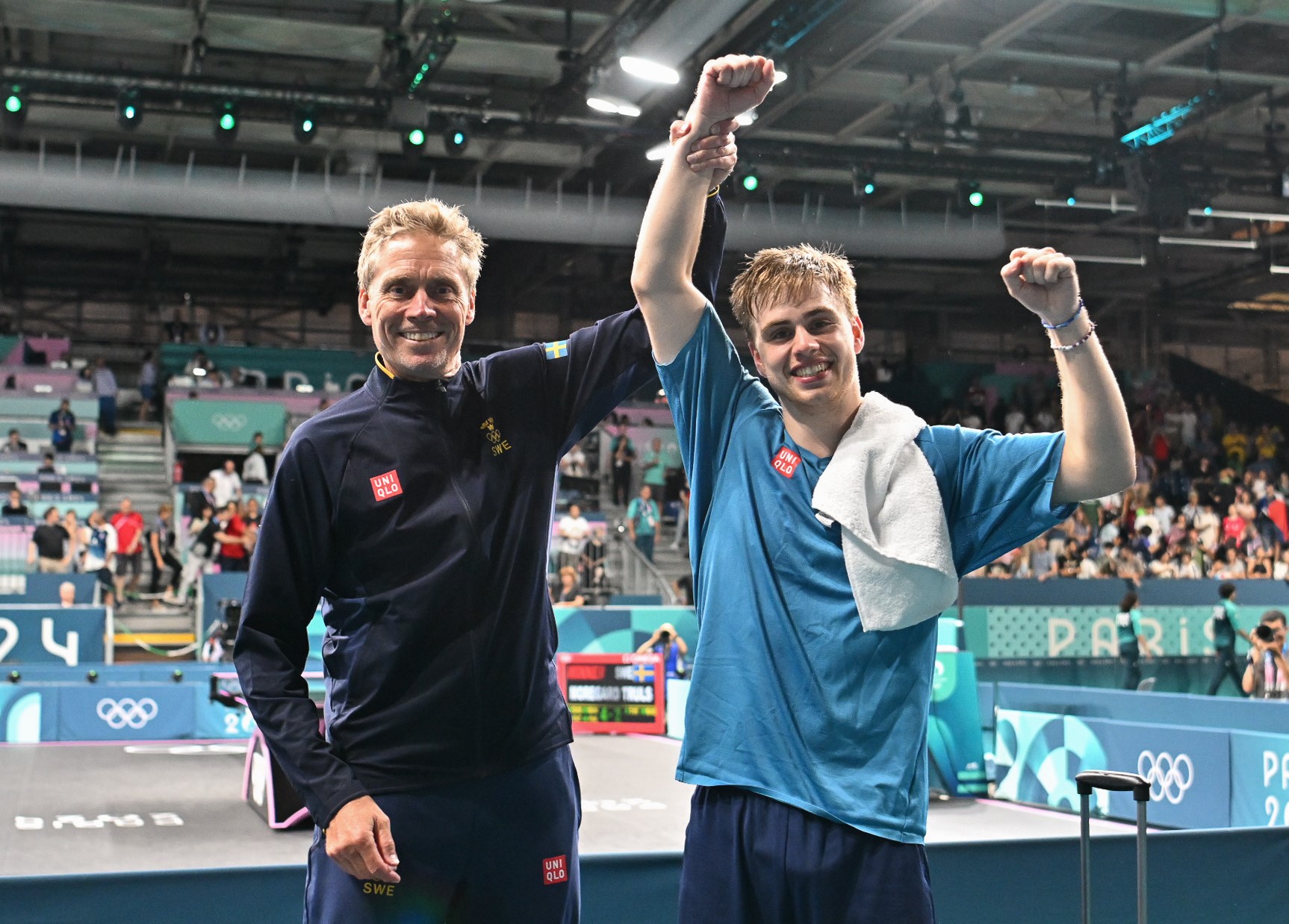 Olimpiadi di Parigi 2024 Truls Moregard con Jorgen Persson