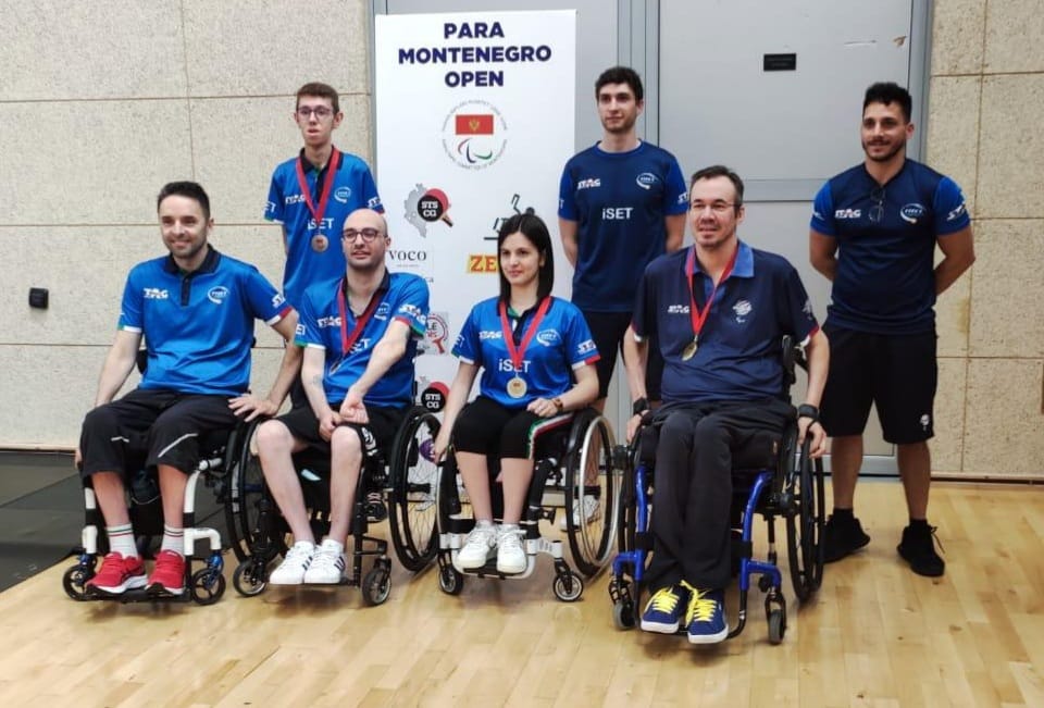 Open di Montenegro paralimpico 2022 gli azzurri con le medaglie