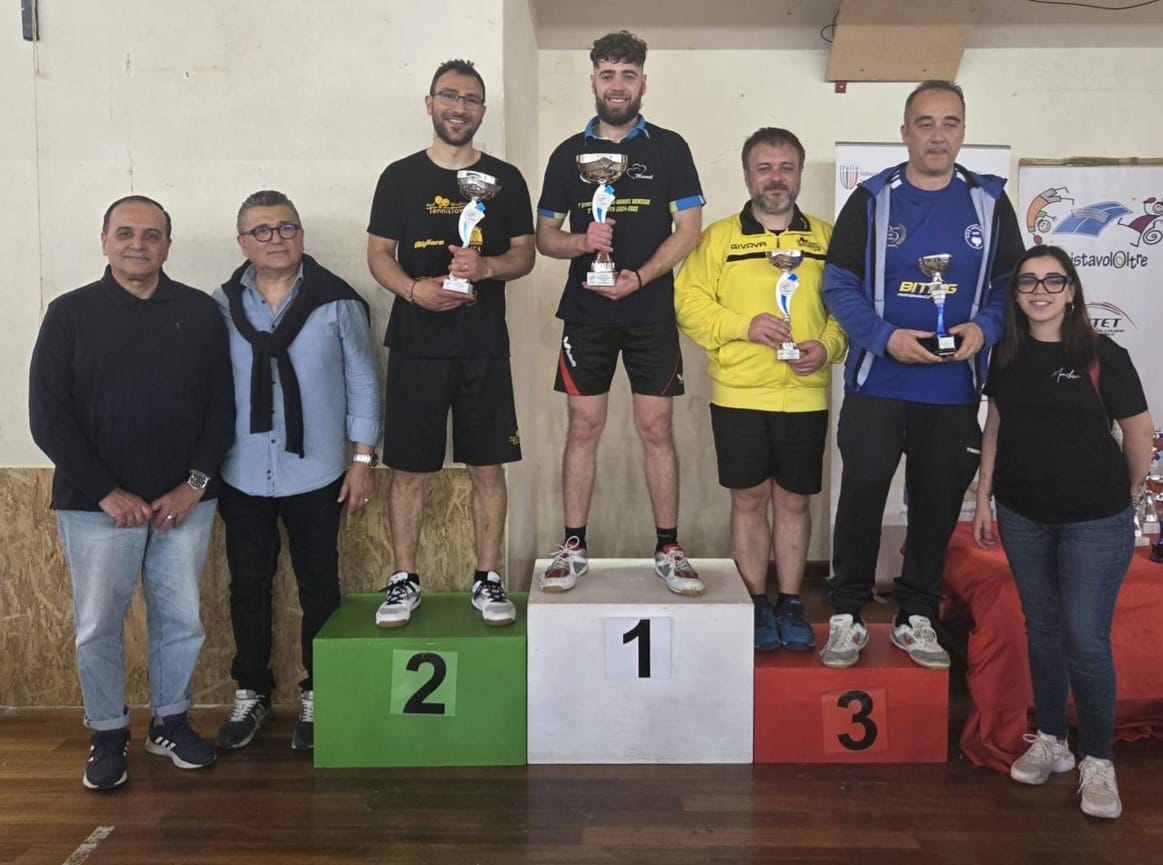 Open di Siracusa 1 Memorial Manuel Moncada podio del Over 1700 maschile 120 femminile