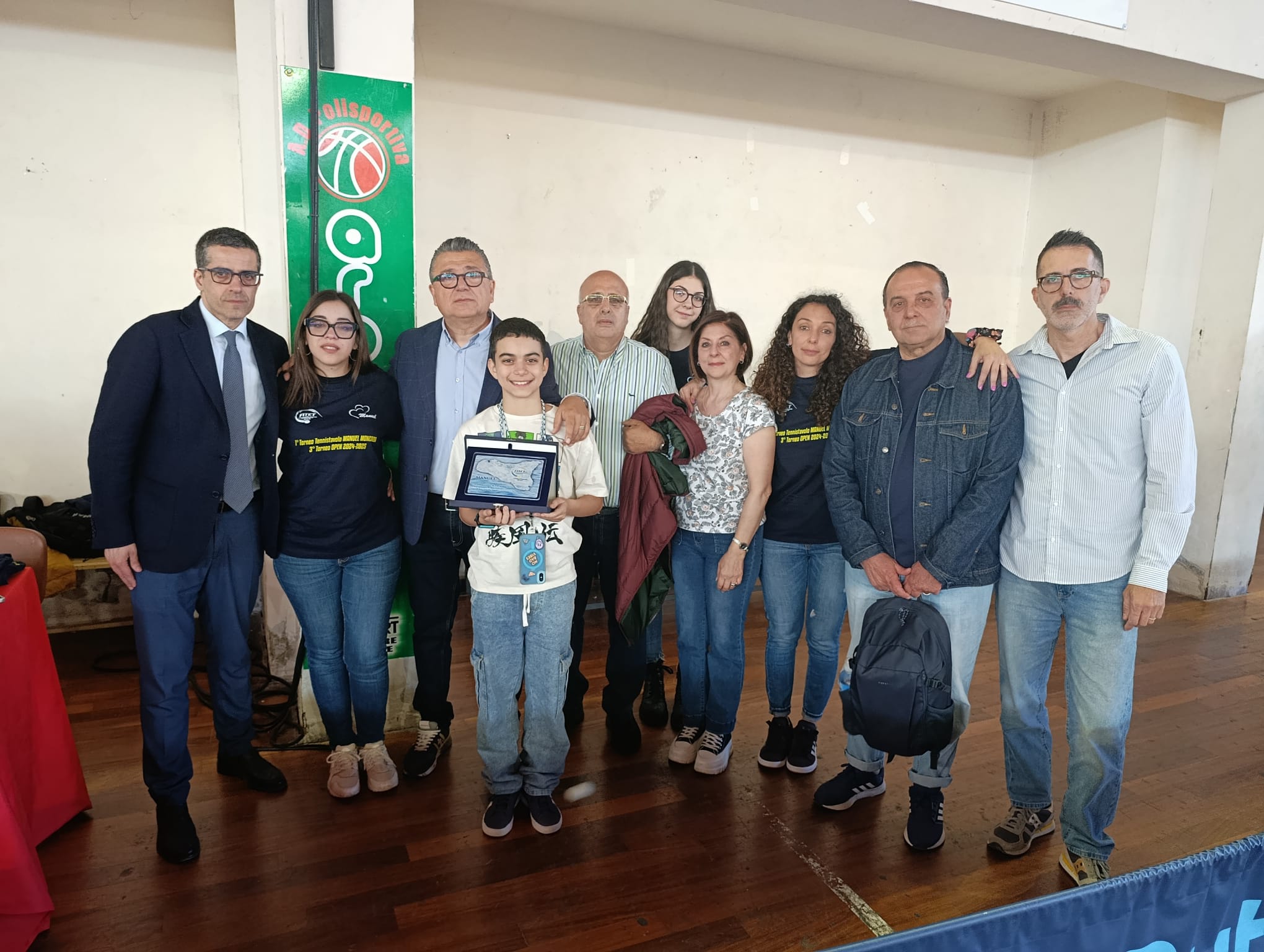 Open di Siracusa 1 Memorial Manuel Moncada targa alla famiglia