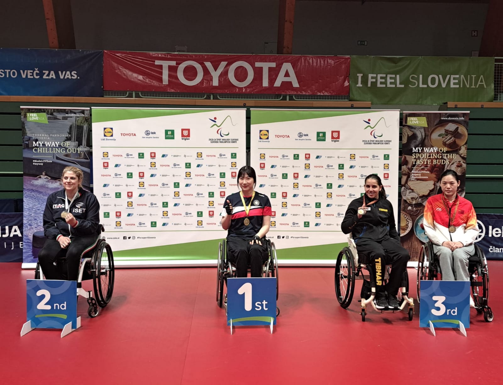 Open di Slovenia paralimpico 2023 Giada Rossi argento in classe 2