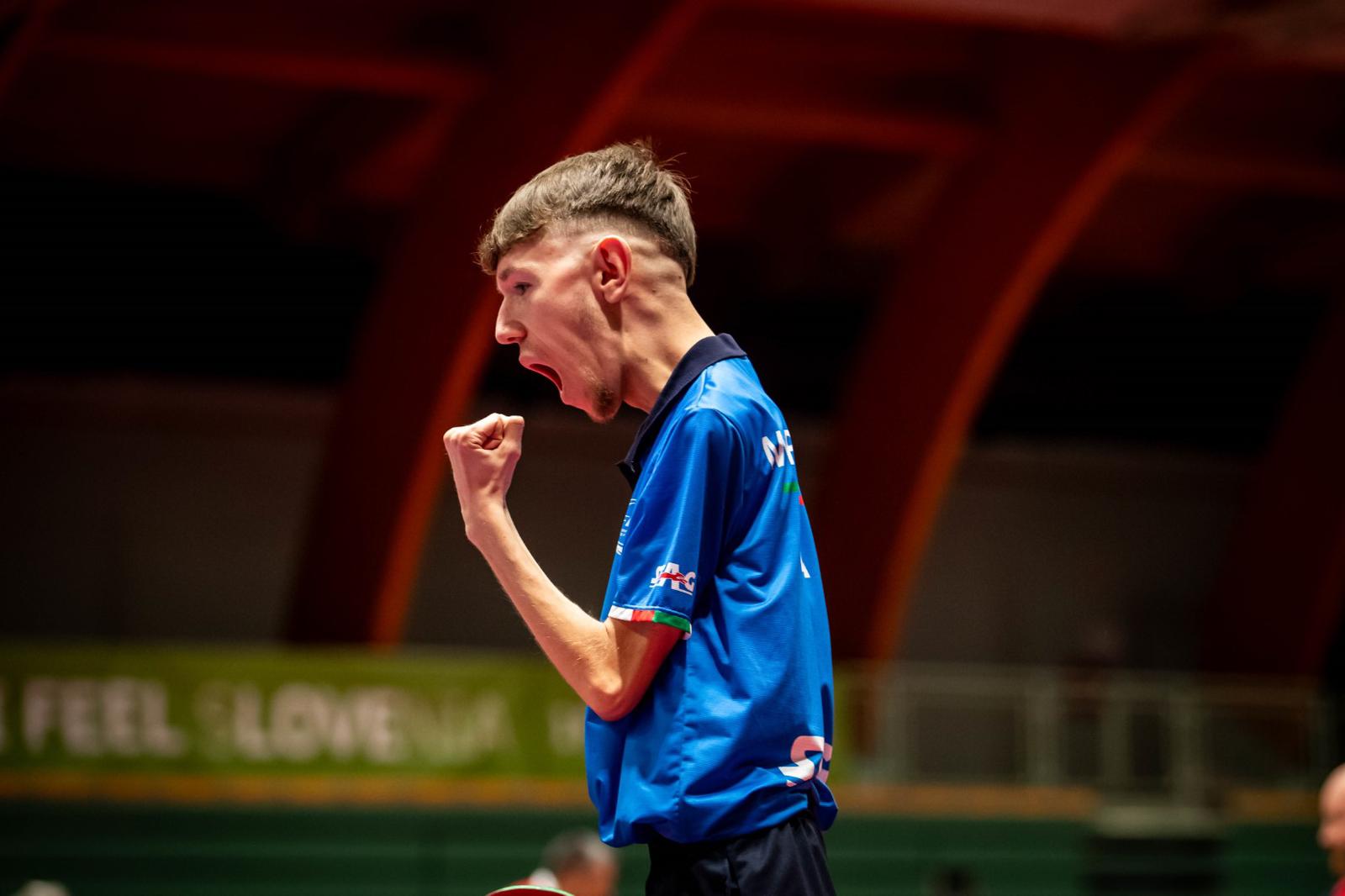 Open di Slovenia paralimpico 2024 Matteo Parenzan esulta