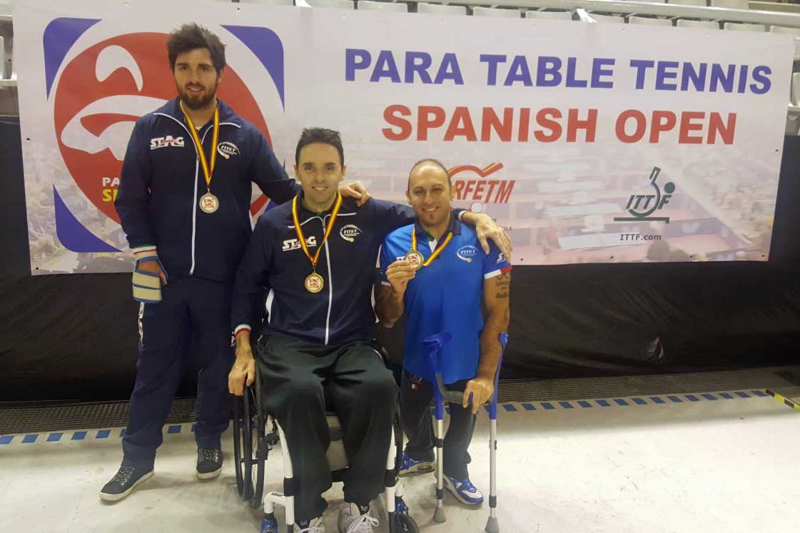 Open di Spagna paralimpico 2017 De Chiara Crosara e Alecci