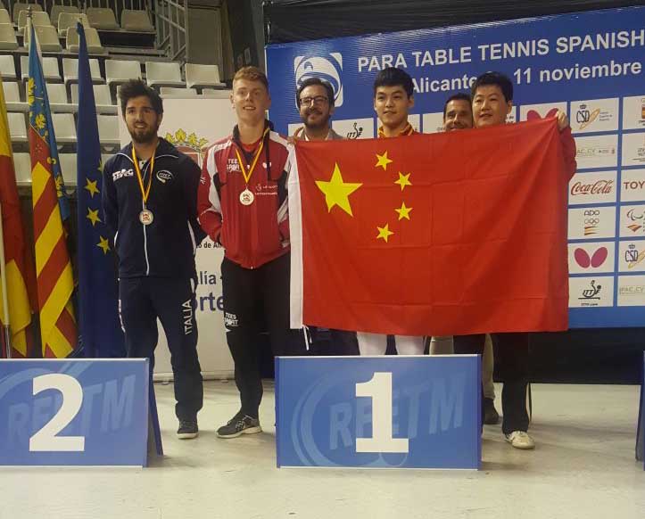 Open di Spagna paralimpico 2017 argento De Chiara a squadre