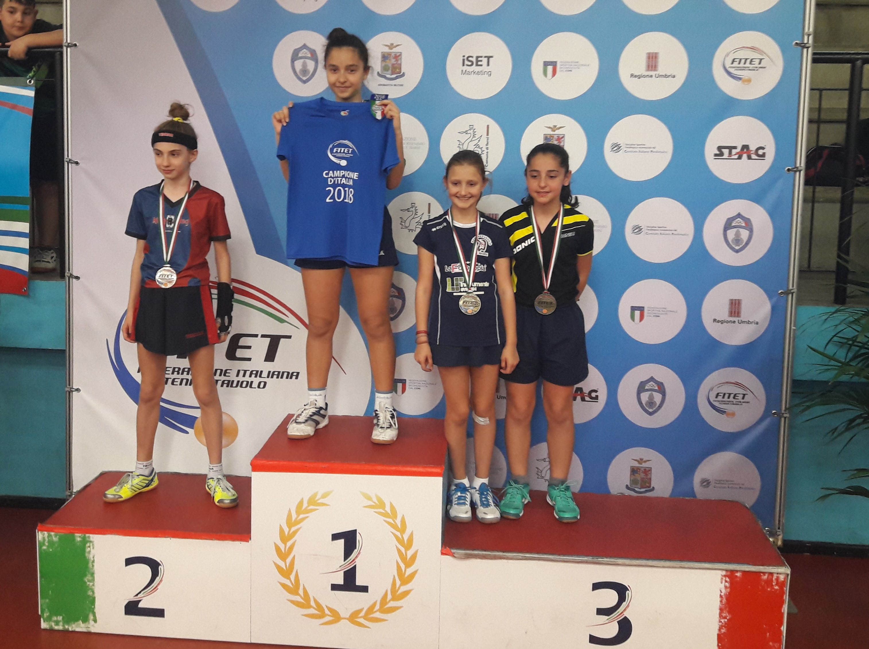 PALMISANO GIULIA CAT. GIOVANISSIME CAMPIONESSA NAZIONALE 2018