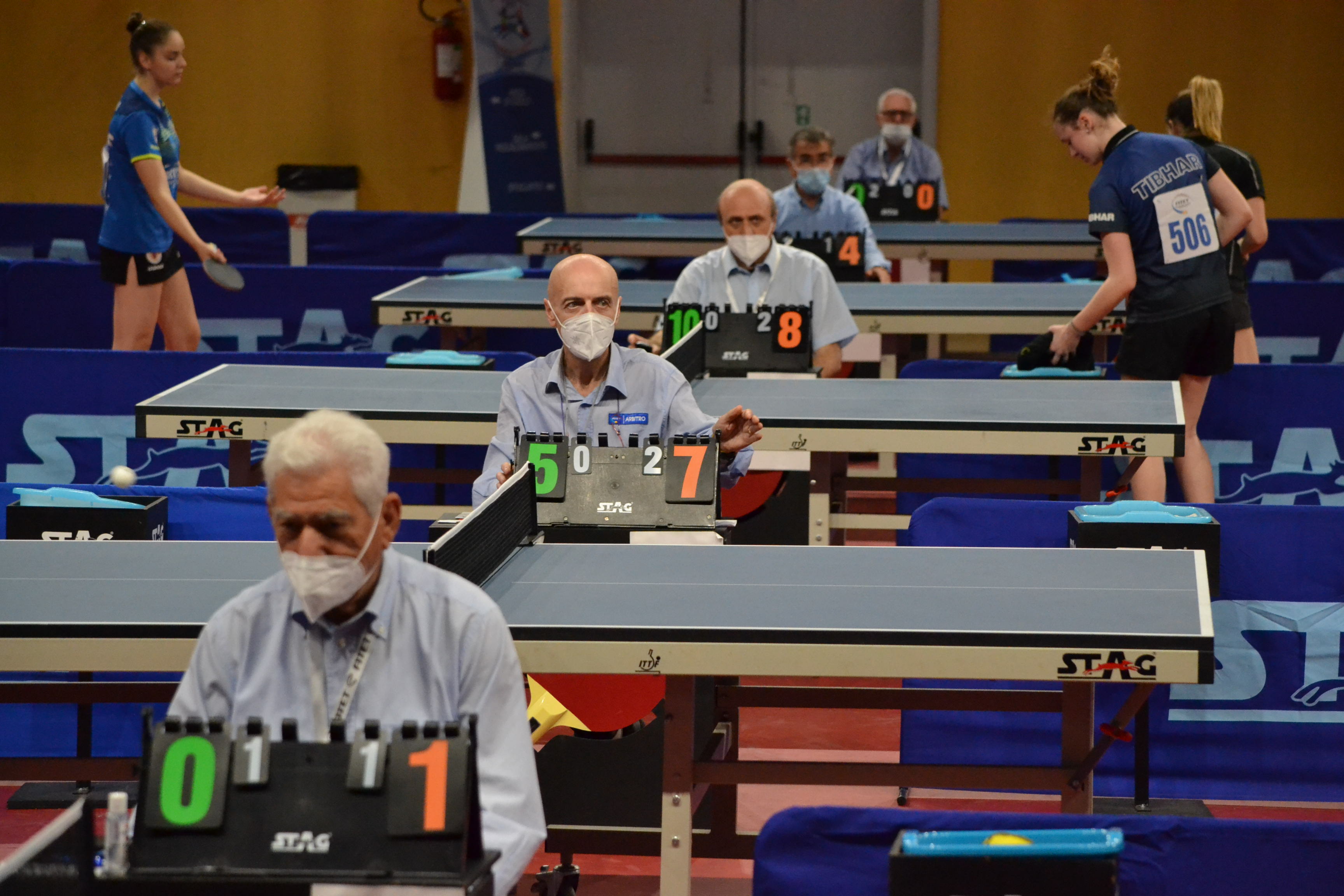 Panoramica arbitri PlayHall Riccione 2021